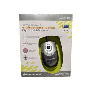 IOGEAR 4D Web Cruiser 4 Directional Scroll Optical Mouse Model GME421